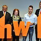 Von links: HWK-Präsident Hans-Peter Rauch, Sabrina Waibel, Daniel Mehrens und Hauptgeschäftsführer Ulrich Wagner