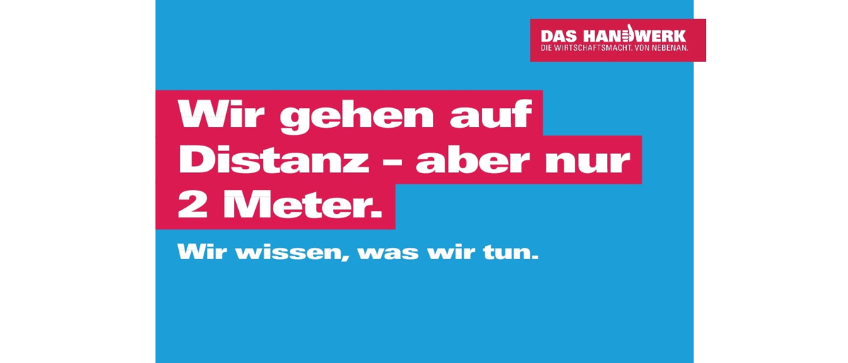 Titelbild Image wir gehen auf Distanz