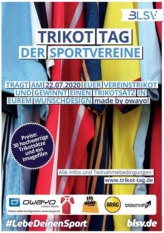 Trikot-Tag-Kampagnenposter 2020