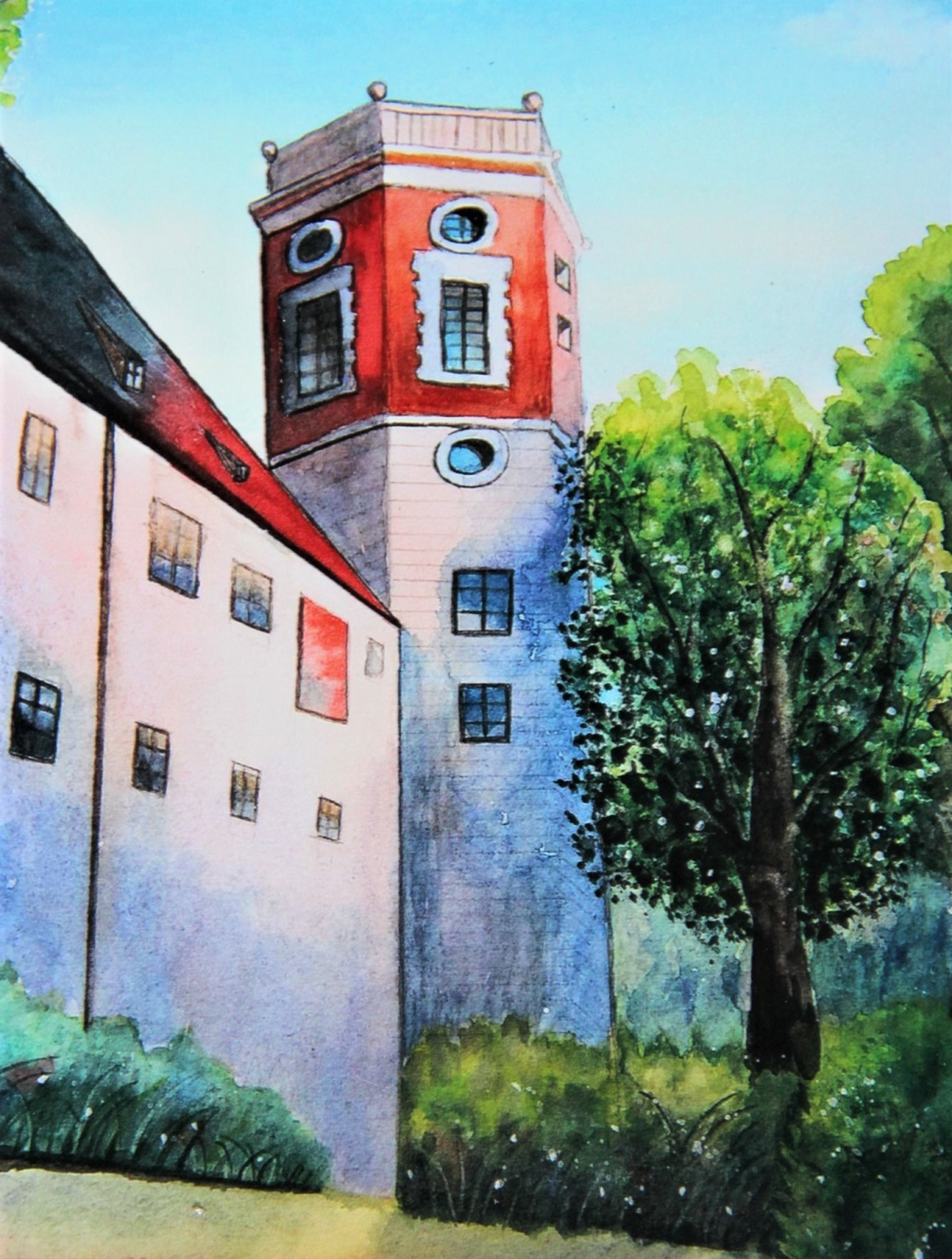 Kastenturm_Aquarell_2