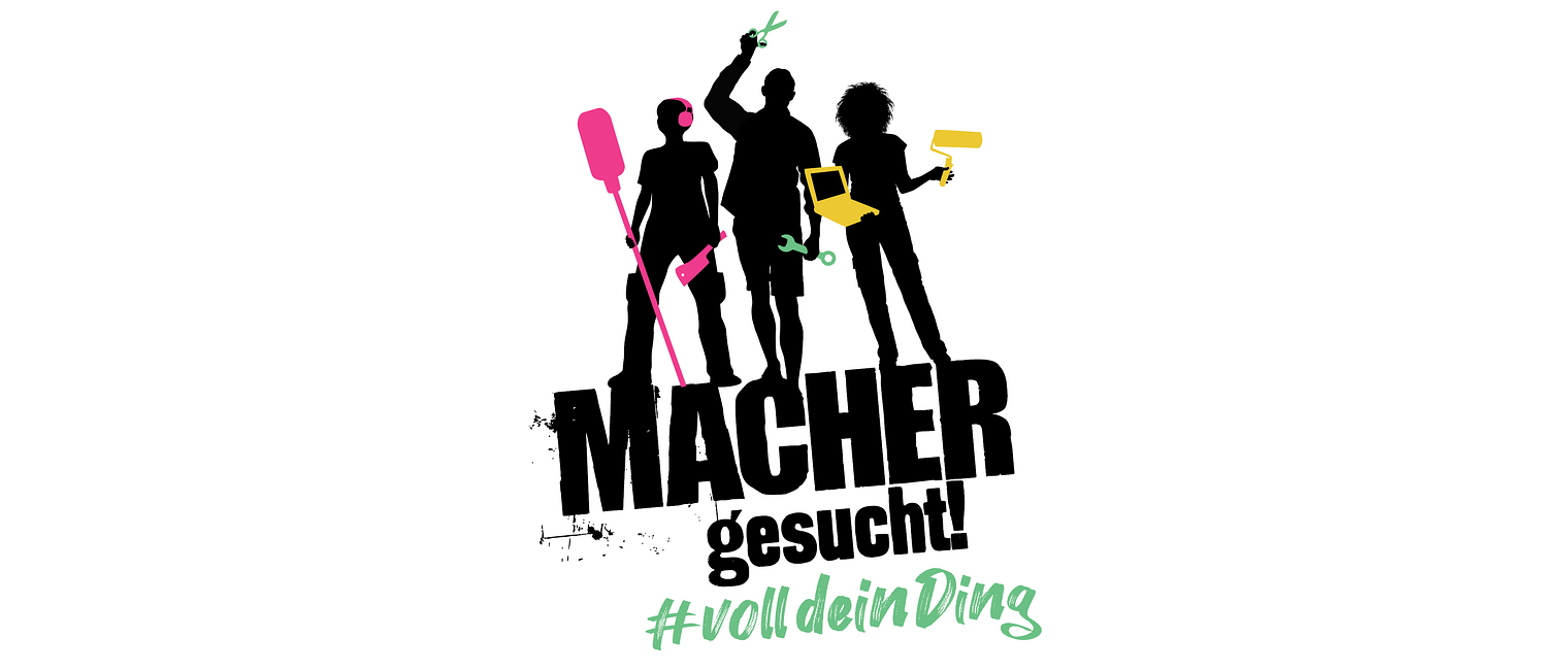 Macher gesucht - Logo - voll dein Ding - Titelbild