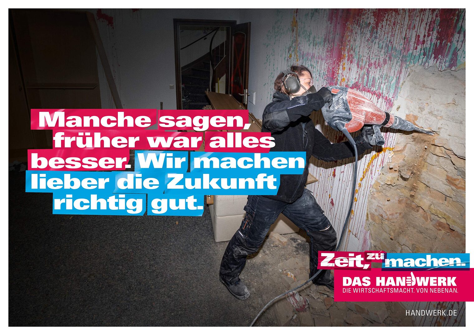 Imagekampagne - Zeit zu machen Zukunft