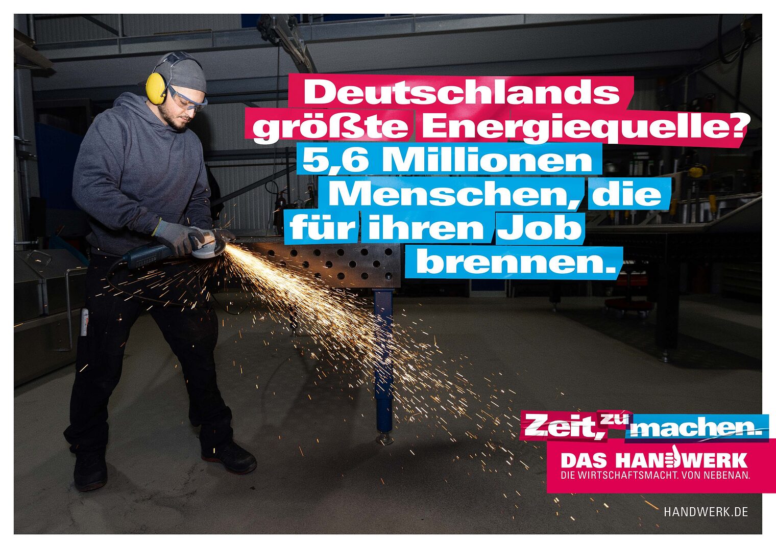 Imagekampagne - Zeit zu machen Energiequelle