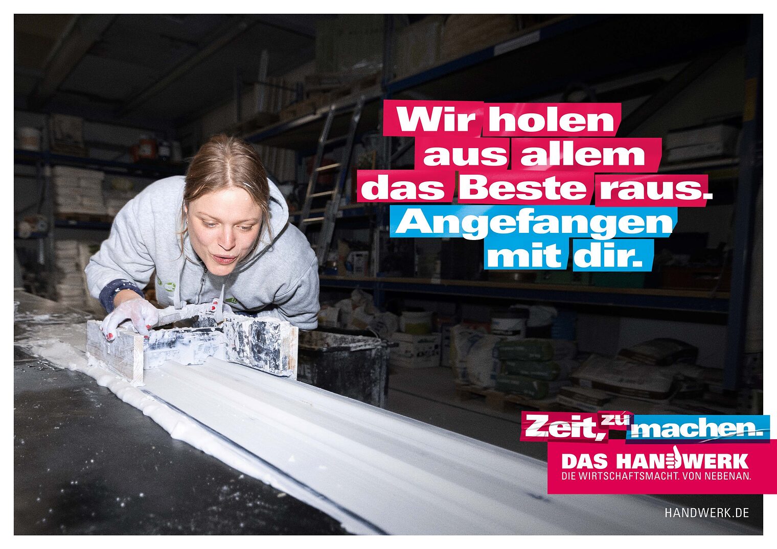 Imagekampagne - Zeit zu machen, das Beste