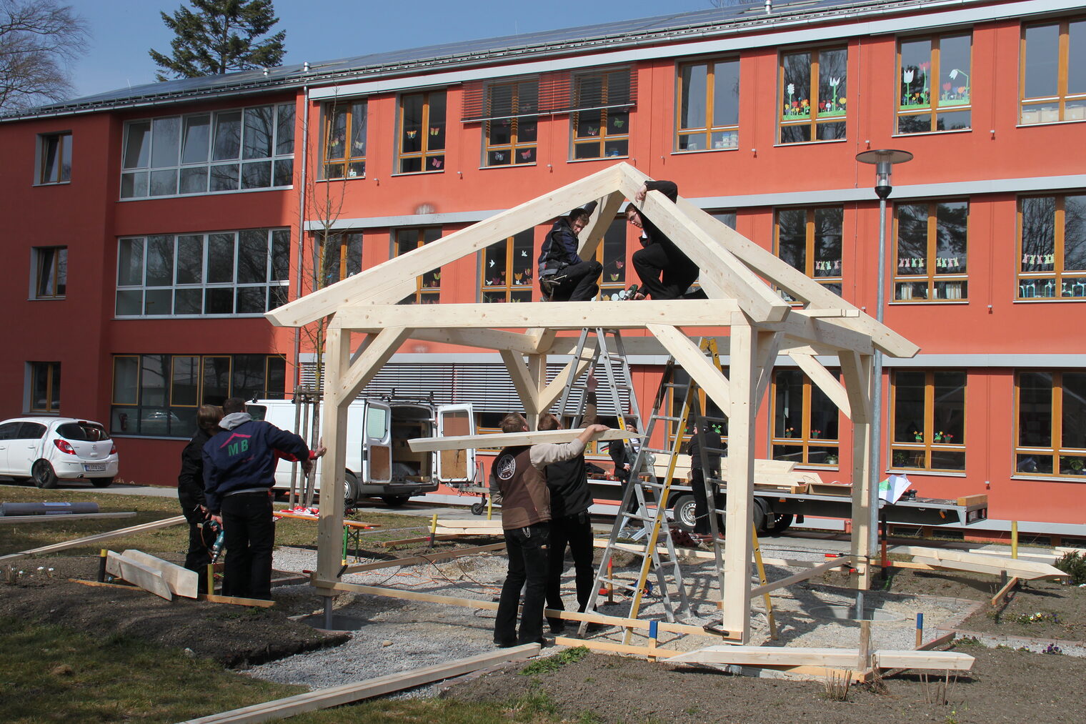 Zimmerer - Projekt Pavillon Schwabmünchen März 2015 5