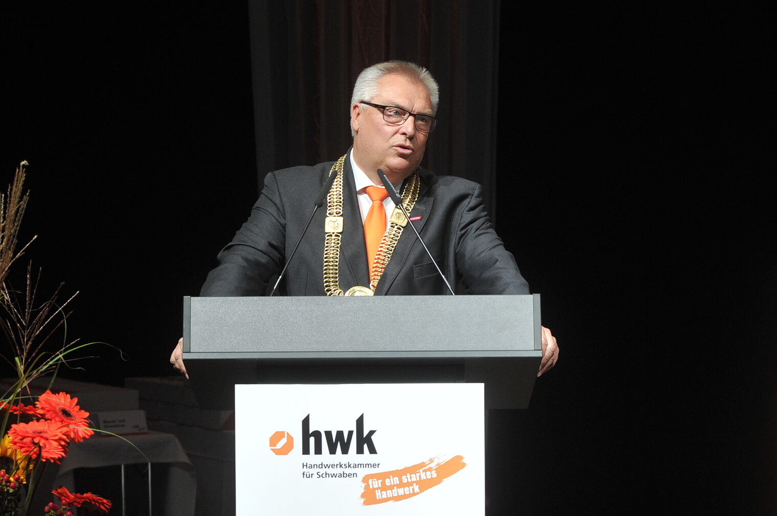 Ansprache von Hans-Peter Rauch (Präsident HWK Schwaben) Ansprache von Hans-Peter Rauch (Präsident HWK Schwaben)