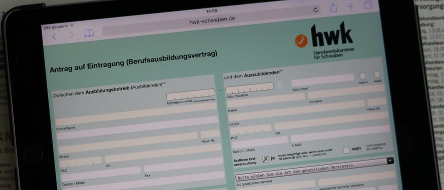 Lehrvertrag Online