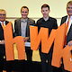 (v.l.) Präsident der HWK Schwaben Hans-Peter Rauch, Benjamin Brandmeier, Florian Harlander, Hauptgeschäftsführer Ulrich Wagner