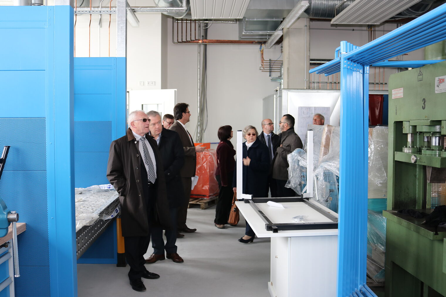 Besuch des BTZ Neubaus mit den französischen Partnerkammern 1