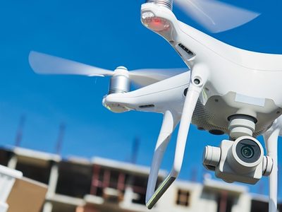 Drohne Gebäude Baustelle slider